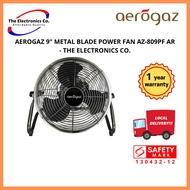 AEROGAZ 9" METAL BLADE POWER FAN  AZ-809PF AR - THE ELECTRONICS CO.
