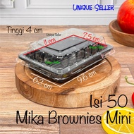 [contents 50] Mika Brownies Mini SP 100 Size 11x7.5x4 cm Mika Cake SP100/ Mika Cake Bread Snack Plas
