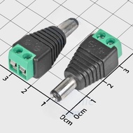 DC Power Connector Jack DC5521 Male 2.1mm Needle Wire Connector With Domino