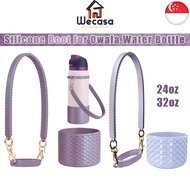Owala Strap Silicone Boot Set For Owala Water Bottle 24oz 32oz Anti-Slip Protective Sleeve Handle St