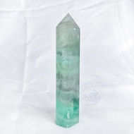 紅84 螢石柱 高透 環形千層 彩虹光