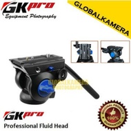 Gkpro Professional Fluid Head Video Tripod Mount