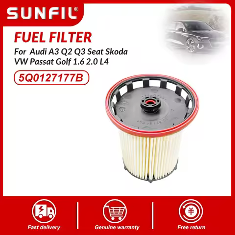 5Q0127177B 5Q0 127 177B ELG5492 PU8006 Fuel Filter For Audi A3 Q2 Q3 Seat Skoda VW Passat Golf 1.6 2