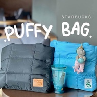 New !! 🔥 [ ของแท้ 100% ] ☁️ Starbucks Puffy Bag ☁️ กระเป๋าสะพายดีไซน์นุ่มนิ่ม น่ารัก น่าใช้
