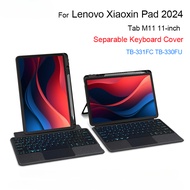 แถบแม่เหล็กเคสโทรศัพท์ Lenovo แป้นพิมพ์บลูทูธ M11แผ่น Xiaoxin 2024 TB330FU TB331FC 11นิ้วพร้อมแป้นพิ