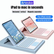 Aresko For iPad Keyboard Case For Air 4 10.9 Magnetically Detachable Cover for Mini 6 2021 Pro 10.5 11 2018 2020  With Mouse