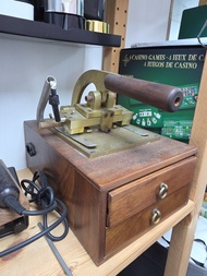 復古木製皮革燙金機