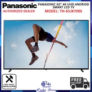 PANASONIC TH-65JX700S 65 INCH 4K UHD ANDROID SMART LED TV, 3 YEARS WARRANTY, FREE DELIVERY, FREE INSTALLTION