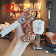 Toyota Ativ 2018 3 Buttons Car Key Cover Holder Keychain Protector For Toyota Ativ/Vios/Yaris Remote