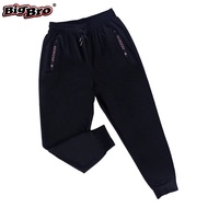 CHALLENGER Big Size Joggers Drawstring Waist Slim Fit Long Sweat Pants CH6053C3 Black Plus Size Jogg