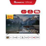 Aconatic ทีวี 75 นิ้ว LED 4K HDR WebOS TV (Wee 2.0) รุ่น 75US200AN Smart TV สมาร์ททีวี ระบบปฏิบัติการ Web OS (รับประกัน 3 ปี)