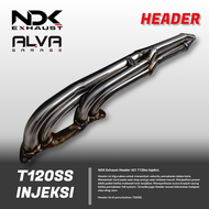 Header 4-2-1 T120SS merk NDK Exhaust Header Racing 4-2-1 T120SS Knalpot Racing Mobil T120SS