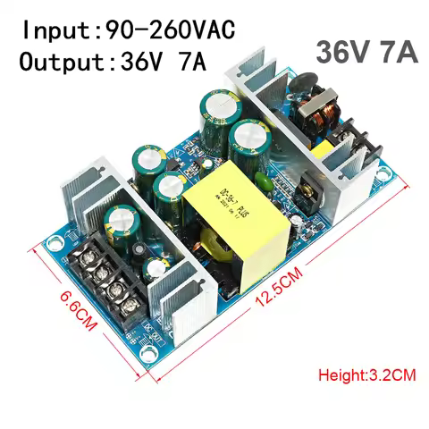DC 36V 7A Power Supply Module Input voltage 90-260vac switching power supply module AC-DC ndustrial 