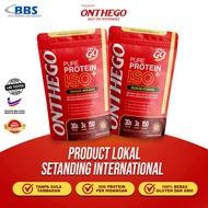 ONTHEGO Pure Protein ISO+ (SET COMBO 2 PACKS + 1KG) - Pemulihan Otot, Bina Otot Tanpa Lemak & Presta