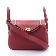 【二手】愛馬仕 HERMES 肩背包 Lindy Mini Ruby Ruby 其他 Lindy Mini Ruby 女士二手 A