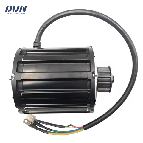 QS120 2000W 4600RPM 70H PMSM Mid Drive Motor with Pully or 428 Sprocket for Electric Mopeds Motorcyc