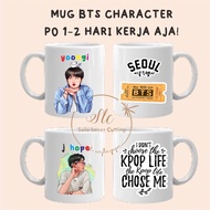 MOST!!! UNIQUE CUTE COSTUME MUG AVATAR BTS CHARACTER COSTUME MUG PRINT MUG GIFT MUG