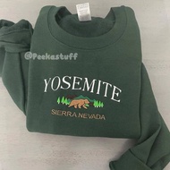 YOSEMITE SWEATER - EMBROIDERED SWEATER - CUSTOM SWEATER - Y2K STYLE - UNISEX