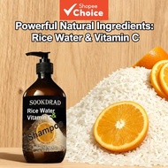 Trendy Rice Water & Vitamin C Shampoo, 300ml, Fresh Hair Look, Daily Use for Modern Lifestyle  Syamp
