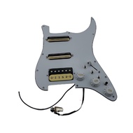 KR-(Free Shipping)Strat Guitar Pickups Humbucker Pickup Prewired loaded Pickguard Guitar Alnico 5 HS