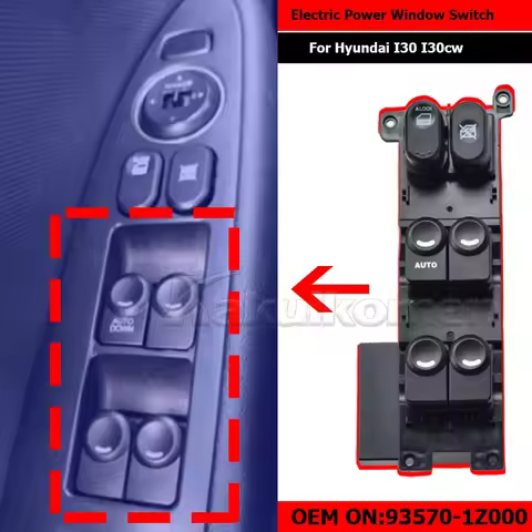 93570-1Z000 Electric Power Master Window Control Switch 16 Pins For Hyundai I30 I30cw 2008 2009 2010