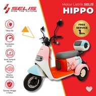 SELIS - Motor listrik Hippo Roda 3 (Tiga) Anti Hujan Dewasa 