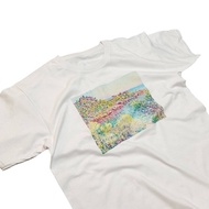 Claude Monet Landscape T-Shirt Monaco Print 5C4d