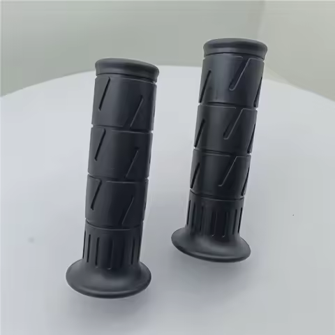 A Pair Motorcycle Handlebar Motocross Grips Rubber Scooter Handle 7/8'' 22MM Universal For Kawasaki 
