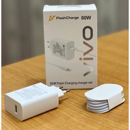 Vivo 80watt Type c Charger (FLASH CHARGE) Original