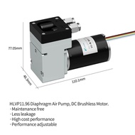Kamoer 8.5L/min HLVP11.96 Diaphragm Vacuum Pump DC24 Brushless Air Pump Positive Pressure 0.25Mpa, P