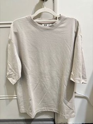UNIQLO AIRism棉質寬版圓領T恤
