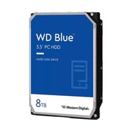 WD 威騰 【藍標 】3.5吋 8TB 256M 5640R 3年保 桌機碟(WD80EAAZ)