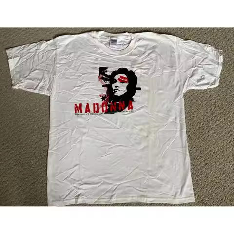 Vintage MADONNA 2003 American Life T Shirt Size XL New Without Tags vintage Washed Casual Stylish To