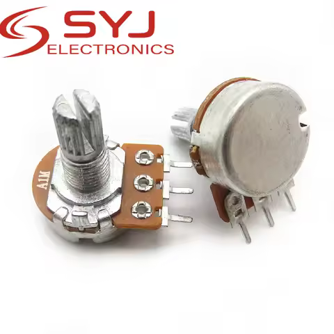 5piece Plum head imported diaphragm 148 type single potentiometer A1M handle length 15MM flower with