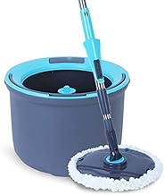 Home Spin Mop Bucket with Wringer System Cleaner Dry and Wet Mop Handsfree Floor Cleaning Mop Decoration