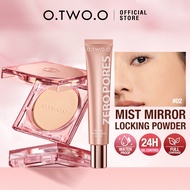 O.TWO.O 2pcs Makeup Set Poreless Primer & Powder Waterproof 24H Long Lasting