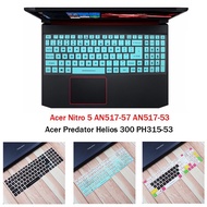 Silicone Keyboard Cover for Acer Nitro 5 AN517-57 AN517-53 AN517-54 AN517-55 AN517-52 AN517-51 17 17.3 Inch Laptop Keyboard Protector Skin Accessory