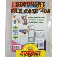 Gunindo File Case Dfc 004 A4 File Holder with 2 Clips
