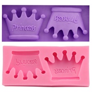 Silicone Mold Princess Crown Castle Shape Baking Cake Decorating Tool Chocolate Soap Mold Cake Stenc