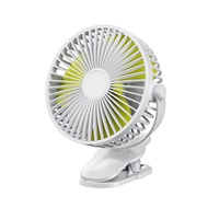 USB Clip Fan 720° Spin Portable Fan Desk Mute Mini Electric Fan Mini Clip Cooling Fan for Baby Strol