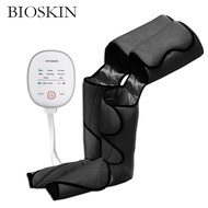 BIOSKIN Leg Air Compression Massager Heated for Foot and Calf Thigh Circulation with Handheld Contro