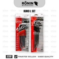 L KeySOLIGEN Set Star B02 Ball Point C03 Hex Key 1.5-10mm 9pcs rj