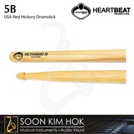 HEARTBEAT 5B USA Red Hickory Drumstick