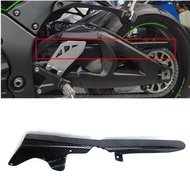 For Kawasaki ZX-10R ZX10R ZX 10R Motorcycle Carbon Fiber Chain Guard Cycle Chain Protector 2016 2017