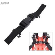 Popcsg BCD Chest Strap  PP Webbing Backpack Quick Release Buckle for Underwater