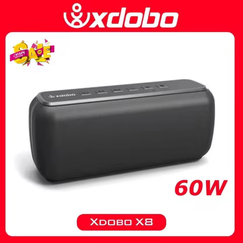 Xdobo X8 II 60W Portable Bluetooth-Compatible Speakers 6600mAh Bass Sound Box Wireless Waterproof TW