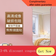 YQ61 Acrylic Wall Hanging Mirror Self-Adhesive Full-Length Mirror Home Dormitory HD Mirror Sticker Cartoon Bathroom Mirr