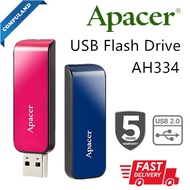Apacer AH334 USB 2.0 Flash Drive (32GB / 64GB) Pen Drive Thumb Drive USB Drive