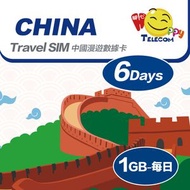 中國 6日中國聯通 1日1GB | 中國SIM卡 | 中國電話卡 | 中國數據卡 | 中國漫遊卡