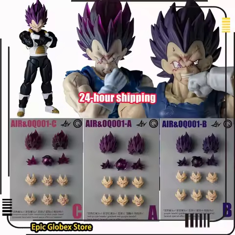 Air&Oq Studio Ultra Ego Vegeta Dragon Ball Shf Head Accessories Air Oq Vegeta Action Figurine Custom